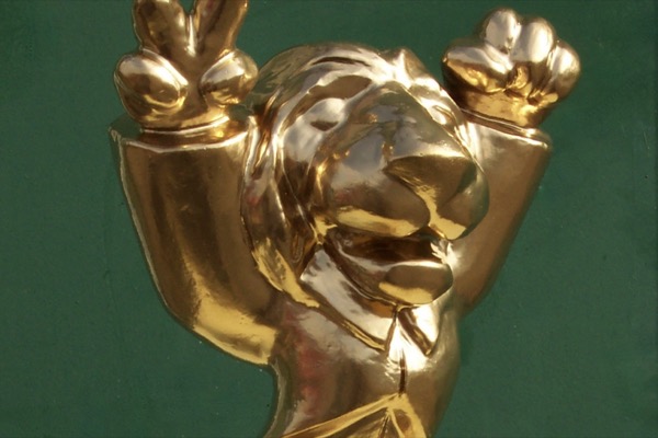 Pokal „Oscar“<span>Volkswagenbank<br>Gips, Lack<br>Höhe: 0,30 m</span>