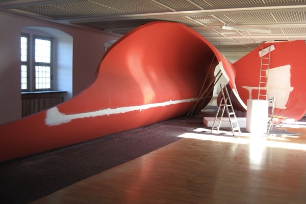 Restaurierung<span>Die Flamme der Revolution von Olaf Nicolai<br>Städtische Galerie Wolfsburg</span>